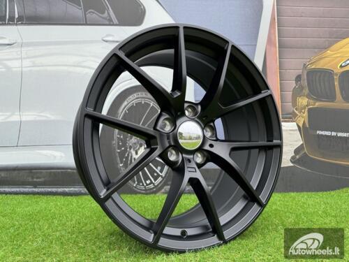 Ratlankis Morgan 8X18 5X120 ET35 72,6 Satin Black
