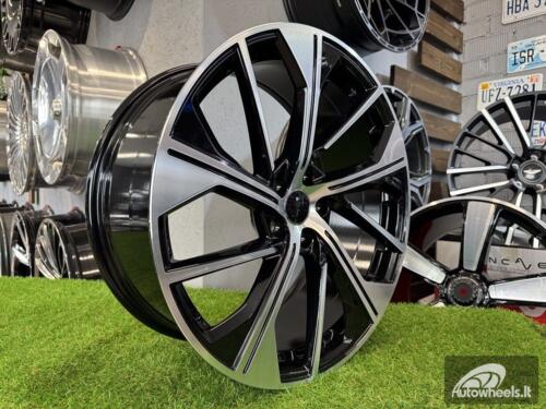 Ratlankis R21x8.5  5X112  ET  34  66.5  B5907  Black Polished (MB)  For AUD  (K4+Z4)  (NEW MODEL)