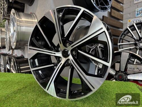 Ratlankis R21x8.5  5X112  ET  34  66.5  B5907  Black Polished (MB)  For AUD  (K4+Z4)  (NEW MODEL)