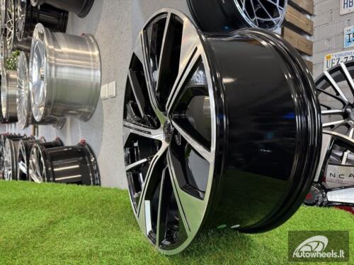 Ratlankis R21x8.5  5X112  ET  34  66.5  B5907  Black Polished (MB)  For AUD  (K4+Z4)  (NEW MODEL)