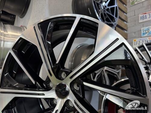 Ratlankis R21x8.5  5X112  ET  34  66.5  B5907  Black Polished (MB)  For AUD  (K4+Z4)  (NEW MODEL)