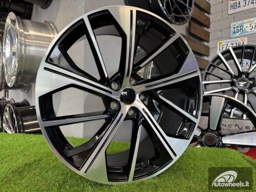 Ratlankis R21x8.5  5X112  ET  34  66.5  B5907  Black Polished (MB)  For AUD  (K4+Z7)  (NEW MODEL)