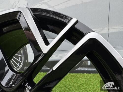 Ratlankis R20x8.5  5X112  ET  38  57.1  Y1243  Black Polished (MB)  For VW  (K4)  (New Tiguan)