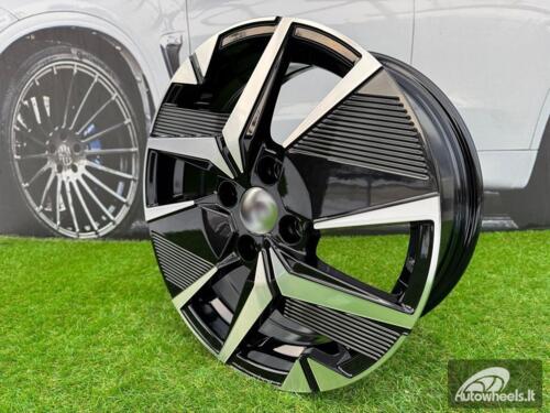 Ratlankis R16x6.5  4X108  ET  32  65.1  Y1256  Black Polished (MB)  For PEUG  (L5)  (NEW Model)