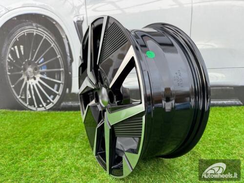 Ratlankis R16x6.5  4X108  ET  32  65.1  Y1256  Black Polished (MB)  For PEUG  (R+D5)  (NEW Model)