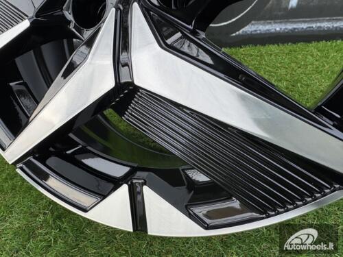 Ratlankis R16x6.5  4X108  ET  32  65.1  Y1256  Black Polished (MB)  For PEUG  (R+D5)  (NEW Model)