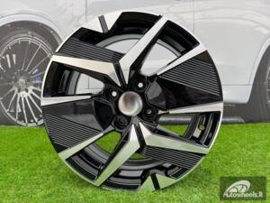 Ratlankis R16x6.5  4X108  ET  32  65.1  Y1256  Black Polished (MB)  For PEUG  (R+D5)  (NEW Model)