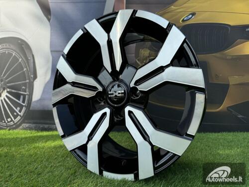 Ratlankis R15x6.5  4X100  ET  40  60.1  B1110  Black Polished (MB)  For DACIA  (K4+L5)  (NEW Model)