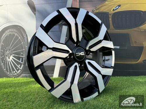 Ratlankis R15x6.5  4X100  ET  40  60.1  B1110  Black Polished (MB)  For DACIA  (K4+L5)  (NEW Model)