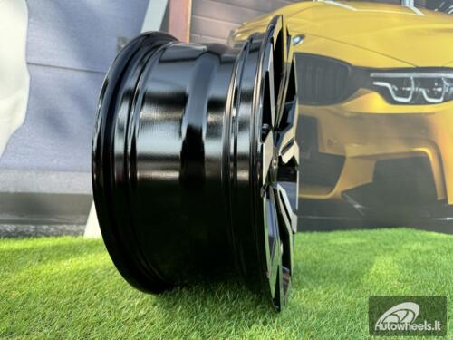 Ratlankis R15x6.5  4X100  ET  40  60.1  B1110  Black Polished (MB)  For DACIA  (K4+L5)  (NEW Model)