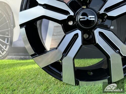 Ratlankis R15x6.5  4X100  ET  40  60.1  B1110  Black Polished (MB)  For DACIA  (K4+L5)  (NEW Model)
