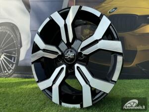 Ratlankis R15x6.5  4X100  ET  40  60.1  B1110  Black Polished (MB)  For DACIA  (K4+L5)  (NEW Model)