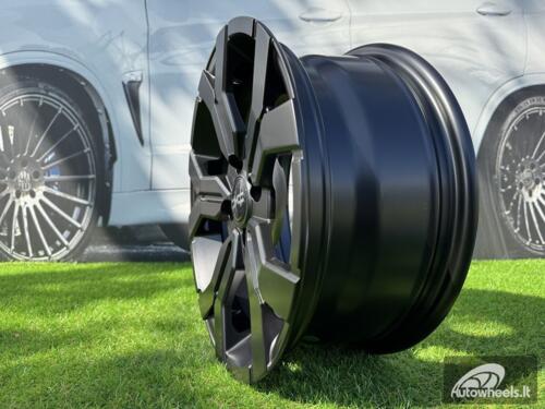 Ratlankis R15x6.5  4X100  ET  40  60.1  B1110  Black Half Matt (BLHM)  For DACIA  (K4+L2)  (NEW Model)
