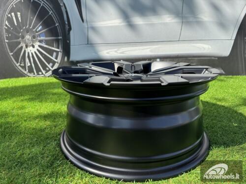 Ratlankis R15x6.5  4X100  ET  40  60.1  B1110  Black Half Matt (BLHM)  For DACIA  (K4+L2)  (NEW Model)