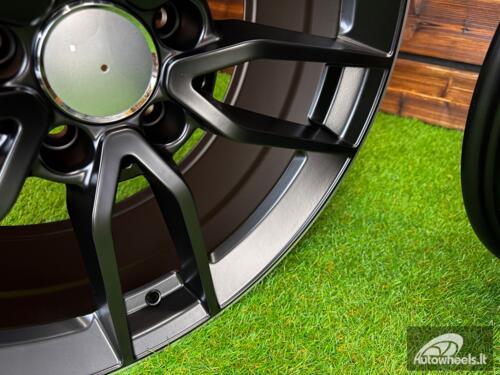 Ratlankis R19x9  5X112  ET  49  66.6  B5461  Black Half Matt+Polished Lip (BLHMPL)  For MER  (K4)  (Rear+Front)