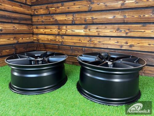 Ratlankis R19x9  5X112  ET  49  66.6  B5461  Black Half Matt+Polished Lip (BLHMPL)  For MER  (K4)  (Rear+Front)