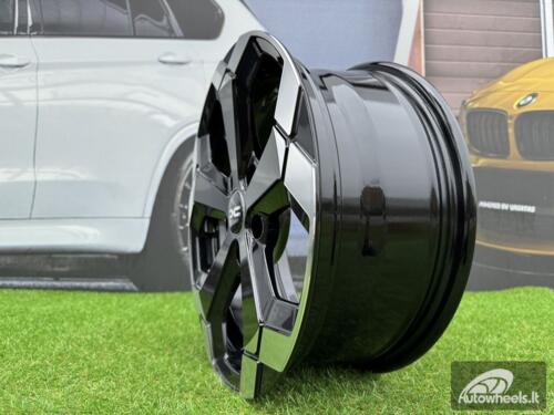 Ratlankis R16x6.5  5X114.3  ET  45  66.1  Y1274  Black Partial Polished (BP)  For DACIA  (K4+D5)  (NEW Model)