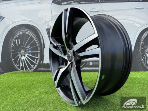 Ratlankis R19x7.5  5X108  ET  50.5  63.4  F5302  Black Polished Matt (MBM)  For VOLVO  (K7)