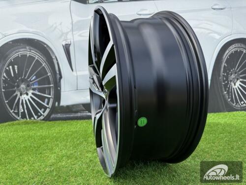 Ratlankis R19x7.5  5X108  ET  50.5  63.4  F5302  Black Polished Matt (MBM)  For VOLVO  (K7)