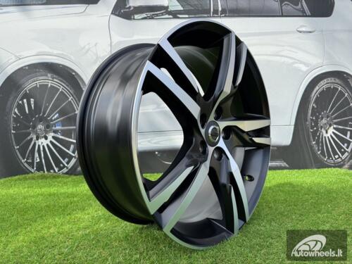 Ratlankis R19x7.5  5X108  ET  50.5  63.4  F5302  Black Polished Matt (MBM)  For VOLVO  (K7)