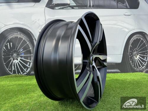 Ratlankis R19x7.5  5X108  ET  50.5  63.4  F5302  Black Polished Matt (MBM)  For VOLVO  (K7)