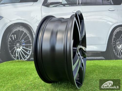 Ratlankis R19x7.5  5X108  ET  50.5  63.4  F5302  Black Polished Matt (MBM)  For VOLVO  (K7)