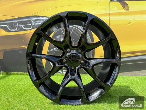 Ratlankis JEEP Grand Cherokee, Dodge Durango Y spoke R20x9 5X127 ET32 71.5 Black