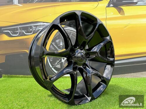 Ratlankis JEEP Grand Cherokee, Dodge Durango Y spoke R20x9 5X127 ET32 71.5 Black