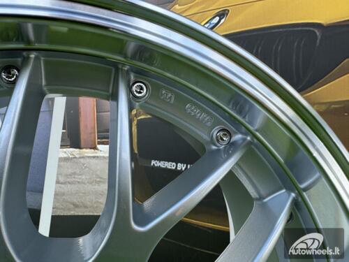 Ratlankis BBS RS-GT Style R18x9 5X120 ET20 74.1 Silver with Diamond Cut lip