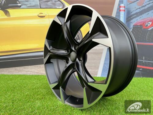 Ratlankis Seat 38/3 Cupra Formentor style 18X8J 5X112 ET45 57.1 Satin black with Diamond Cut spoke