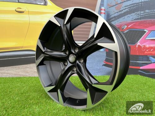 Ratlankis Seat 38/3 Cupra Formentor style 18X8J 5X112 ET45 57.1 Satin black with Diamond Cut spoke