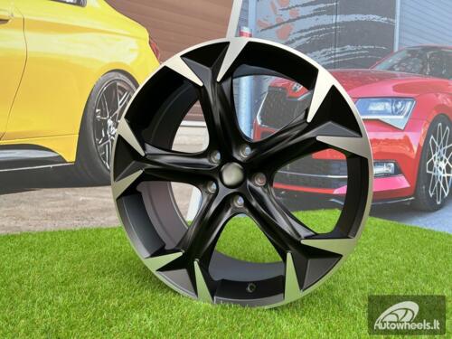 Ratlankis Seat 38/3 Cupra Formentor style 18X8J 5X112 ET45 57.1 Satin black with Diamond Cut spoke