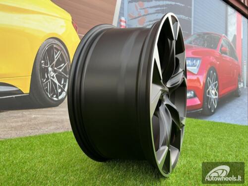 Ratlankis Seat 38/3 Cupra Formentor style 18X8J 5X112 ET45 57.1 Satin black with Diamond Cut spoke