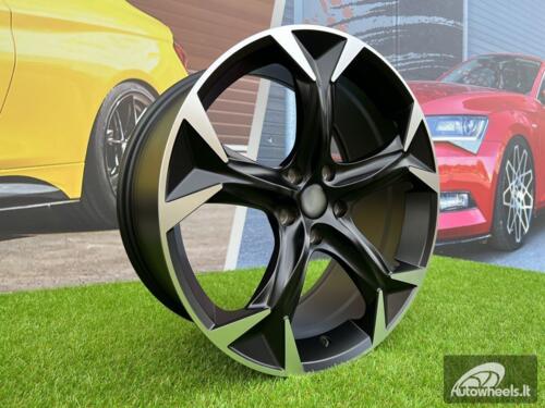 Ratlankis Seat 38/3 Cupra Formentor style 18X8J 5X112 ET45 57.1 Satin black with Diamond Cut spoke