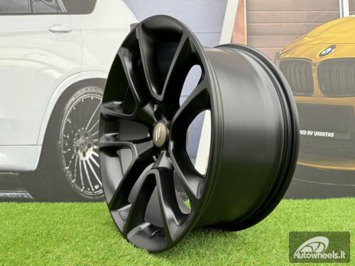 Ratlankis Dodge Charger Challenger 10 Spoke R20x9 5X115 ET21 71.6 Black Half Matt 