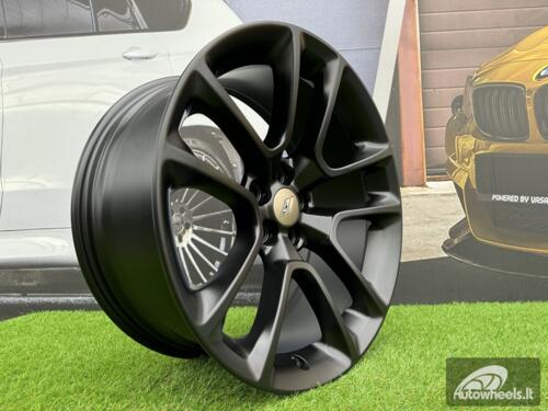 Ratlankis Dodge Charger Challenger 10 Spoke R20x9 5X115 ET21 71.6 Black Half Matt 