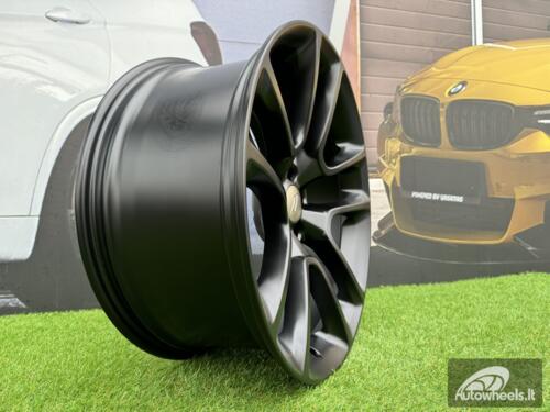 Ratlankis Dodge Charger Challenger 10 Spoke R20x9 5X115 ET21 71.6 Black Half Matt 