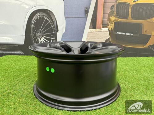 Ratlankis Dodge Charger Challenger 10 Spoke R20x9 5X115 ET21 71.6 Black Half Matt 