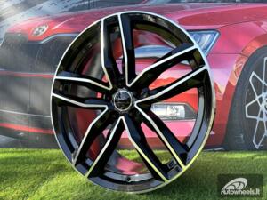 Ratlankis R20x9  5X112  ET  35  66.5  BK690  (IN5228)  Black Polished (MB)  For AUD  (Z5+M)