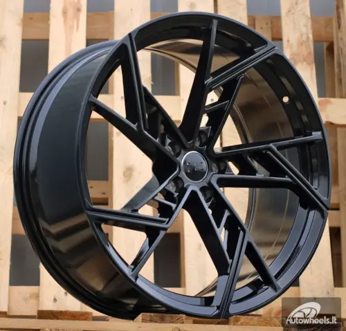 Ratlankis R18x8  5X112  ET  40  66.5  I5611  Black (BL)  For AUD  (K7)  (New ABT Style)