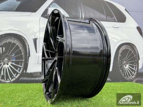 Ratlankis R18x8  5X112  ET  40  66.5  I5611  Black (BL)  For AUD  (K7)  (New ABT Style)