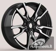 Ratlankis R18x7.5  5X112  ET  45  66.6  I5662  Black Polished Half Matt (MBHM)  For BMW  (K7)  (X1/X2)