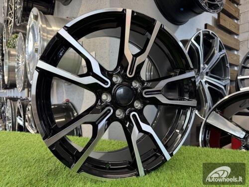 Ratlankis R18x7.5  5X112  ET  45  66.6  I5662  Black Polished Half Matt (MBHM)  For BMW  (K7+Z3)  (X1/X2/MINI)