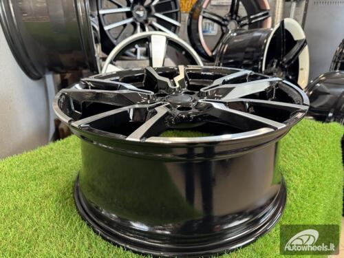 Ratlankis R18x7.5  5X112  ET  45  66.6  I5662  Black Polished Half Matt (MBHM)  For BMW  (K7+Z3)  (X1/X2/MINI)