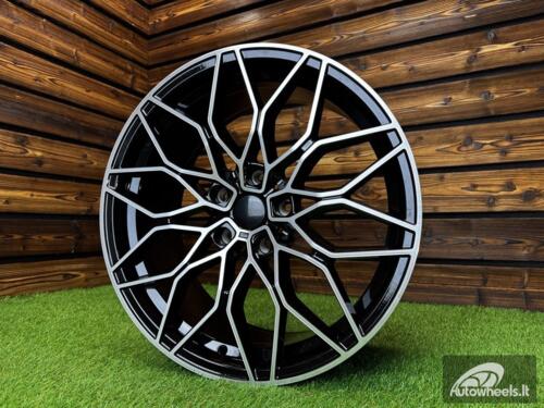Ratlankis R19x8.5  5X120  ET  45  72.6  IN292  Black Polished (MB)  For BMW  (P2)  (Rear+Front)