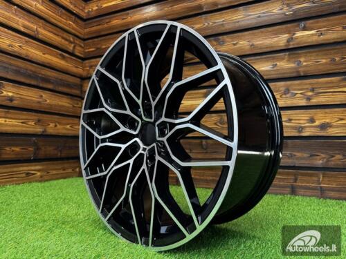 Ratlankis R19x8.5  5X120  ET  45  72.6  IN292  Black Polished (MB)  For BMW  (P2)  (Rear+Front)