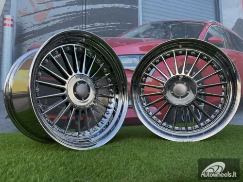 Ratlankis Alpina Classic Style  R19X10J 5X112/5X120 ET20 74.1 Black Chrome 