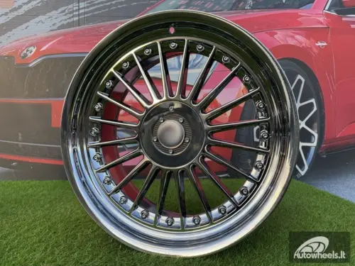 Ratlankis Alpina Classic Style  R19X10J 5X112/5X120 ET20 74.1 Black Chrome 
