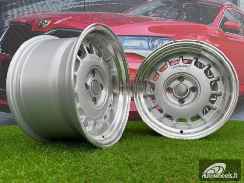 Ratlankis VW Classic Steel Type 2 Style R15X8.25J 4X100 ET20 73.1 Silver
