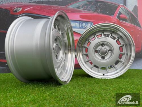 Ratlankis VW Classic Steel Type 2 Style R15X8.25J 4X100 ET20 73.1 Silver